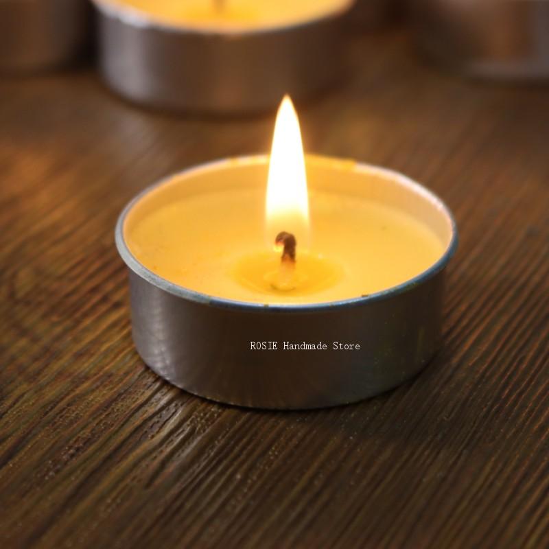 Candle Making Video - Empty Tea Wax Circular Aluminum Box