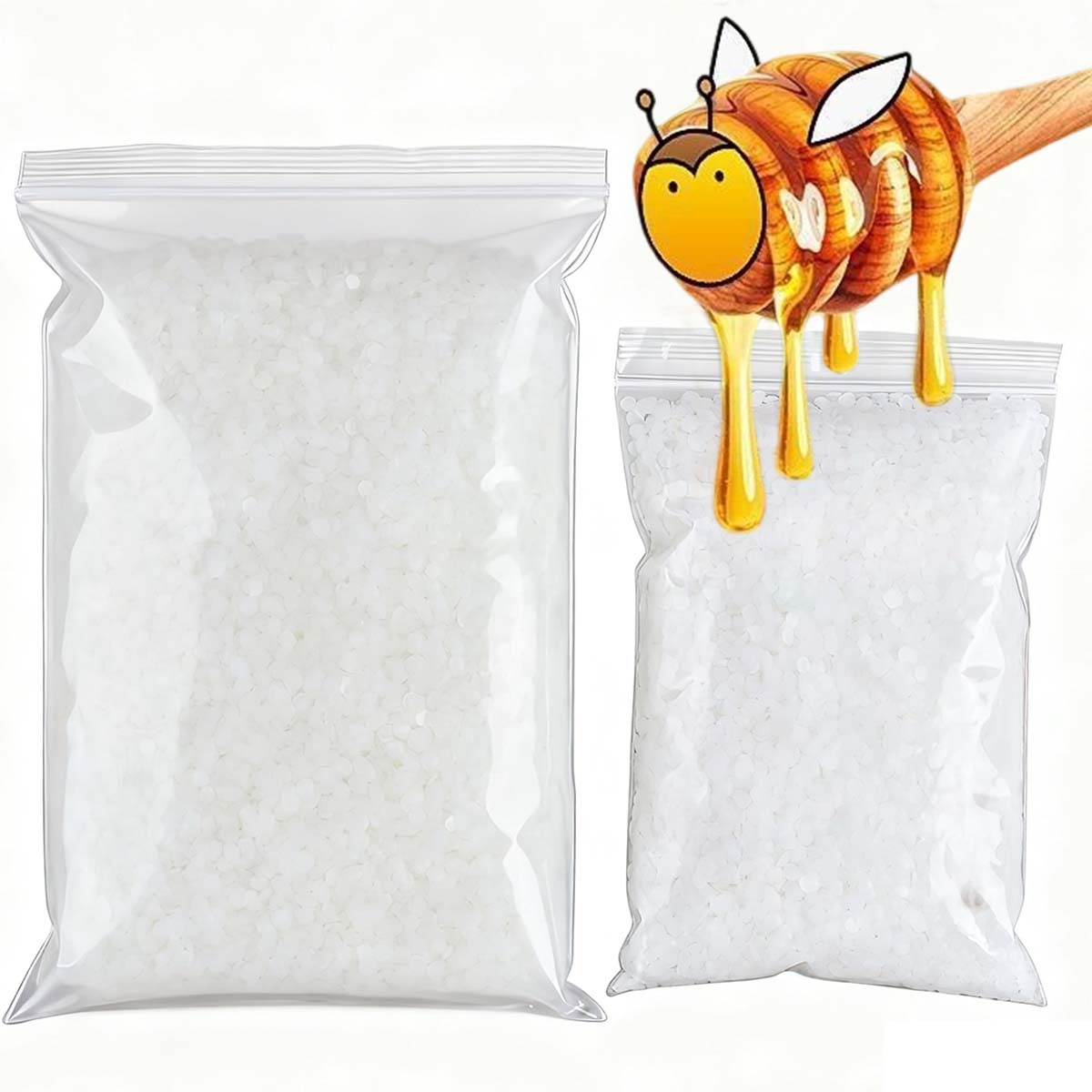 Candle Making Video - 200g-1000g White Beeswax Pure Natural Granular