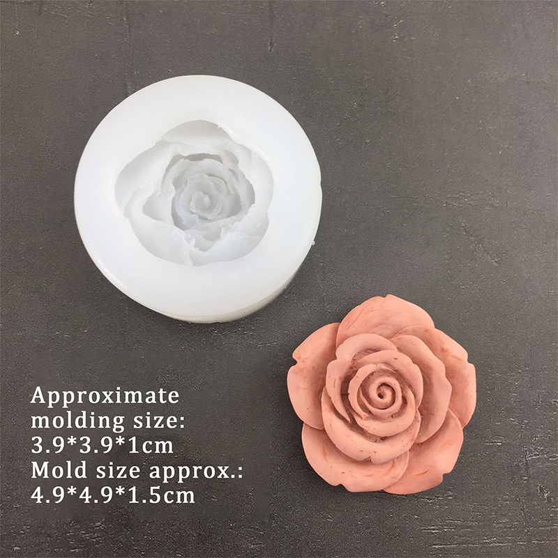 3D Rose Flower Shape Leaf Sili - огляд і ціна Candle Making Ideas