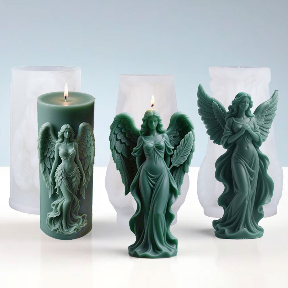 Wings Goddess Scented Silicone - огляд і ціна Candle Making Video