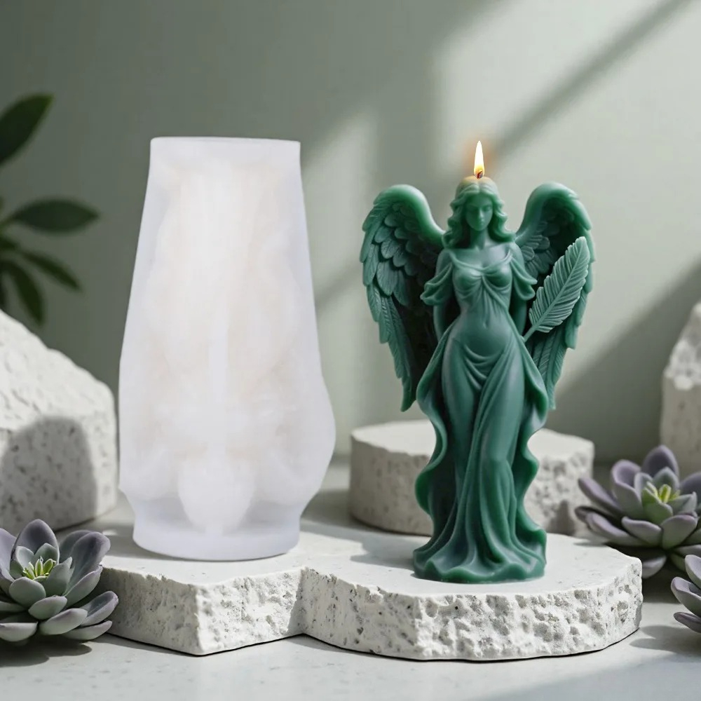 Wings Goddess Scented Silicone - огляд і ціна Candle Making Video