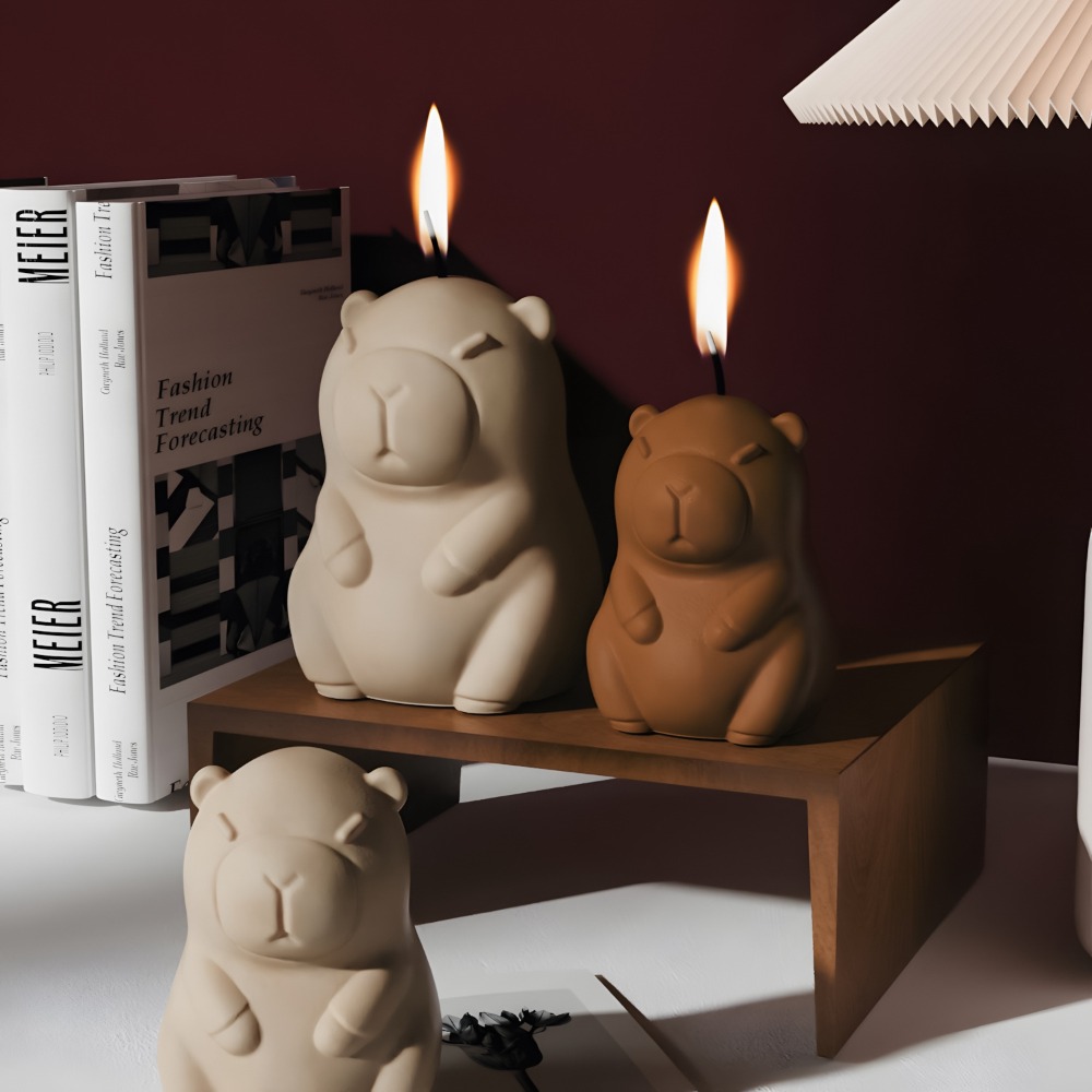 Standing Capybara Scent Candle - огляд і ціна Candle Making Video