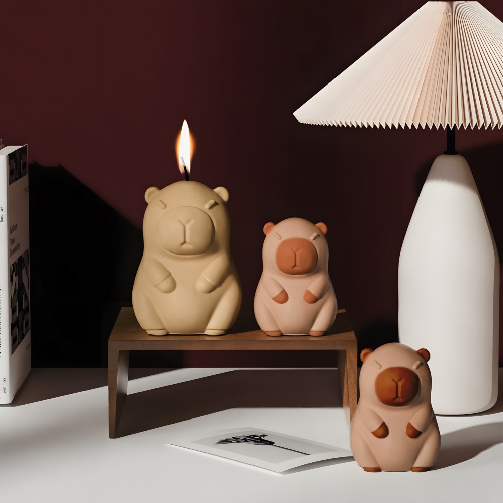 Standing Capybara Scent Candle - огляд і ціна Candle Making Video