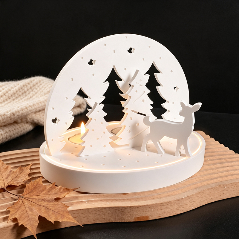 Christmas Elk Tealight Candle  - огляд і ціна Candle Making Ideas