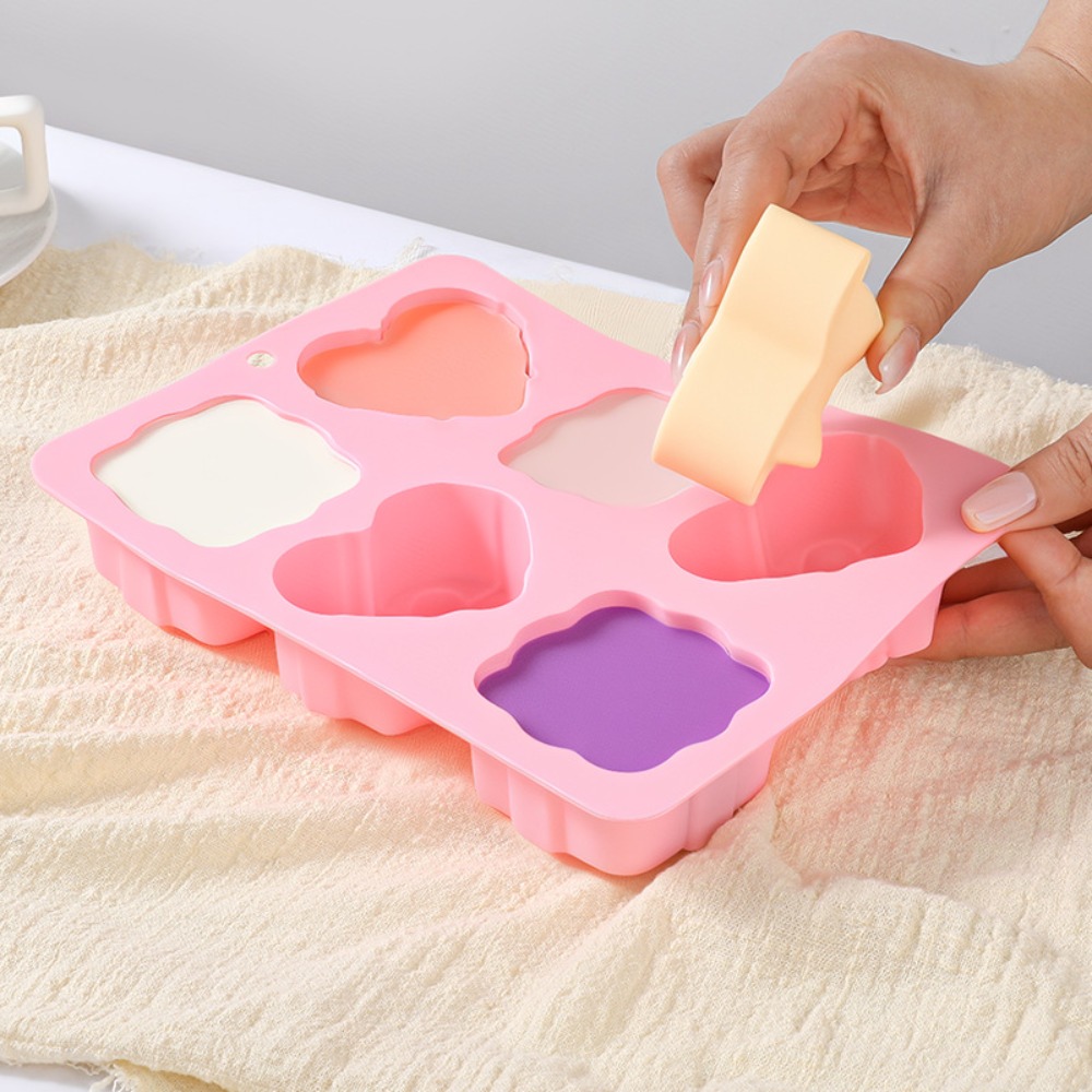 Square Heart Shape Silicone Mo - огляд і ціна Candle Making Video