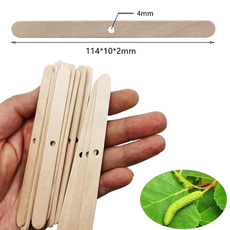 ●50PCS Wooden Candle Wick Hold - огляд і ціна Candle Making Wicks