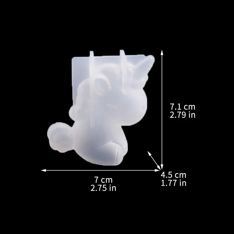 3D Geometric Silicone Unicorn  - огляд і ціна Candle Making Ideas