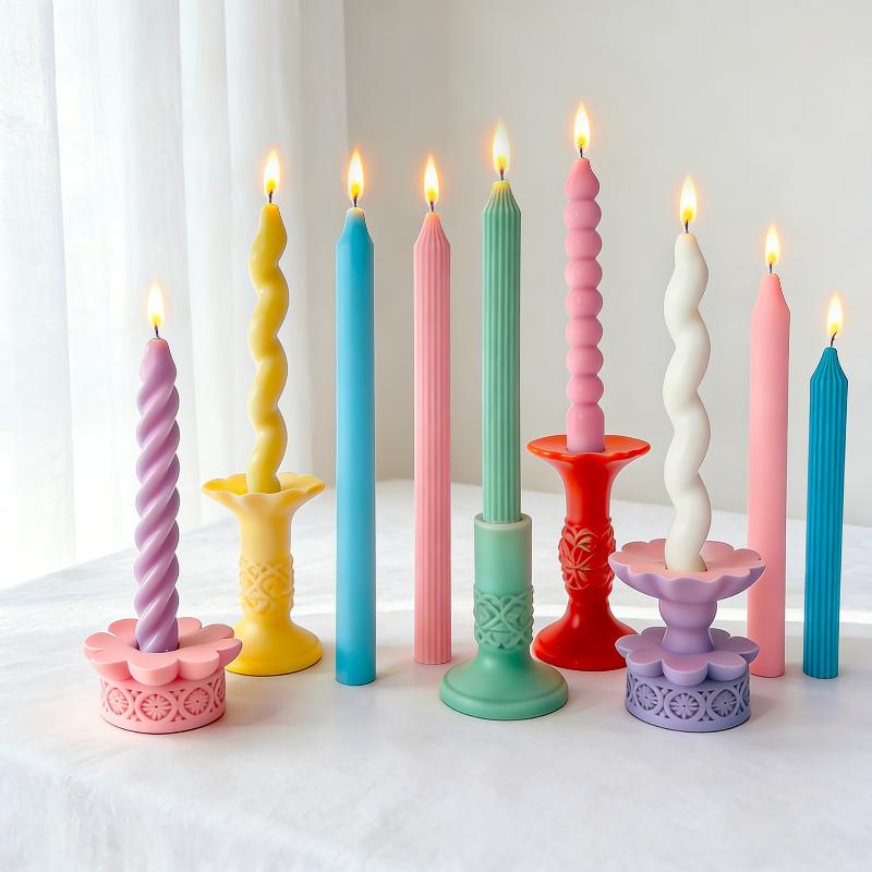 Long Spiral Silicone Candle Mo - огляд і ціна Candle Making Video