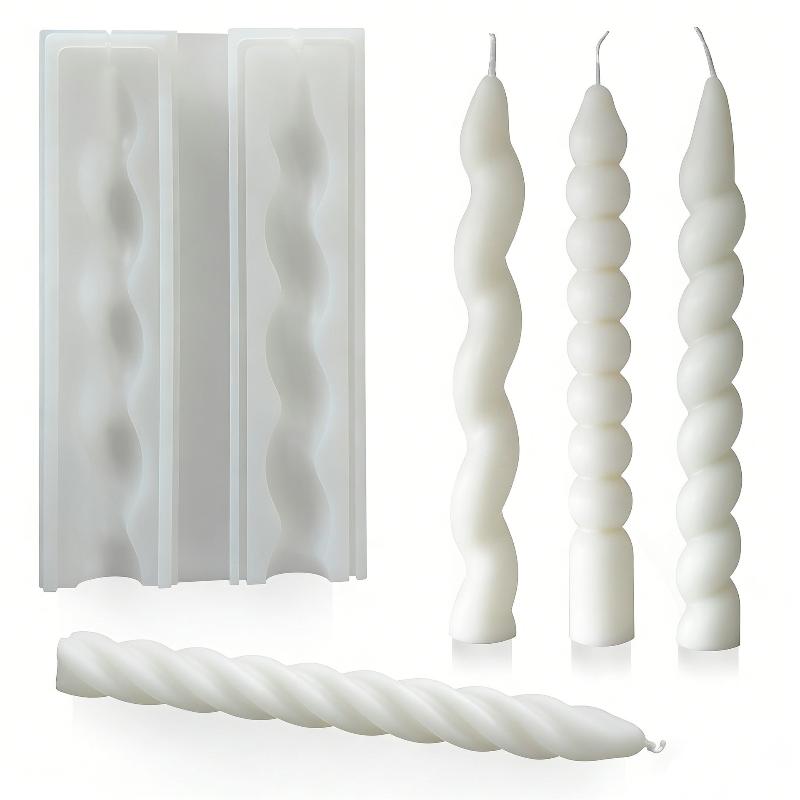 Long Spiral Silicone Candle Mo - огляд і ціна Candle Making Video