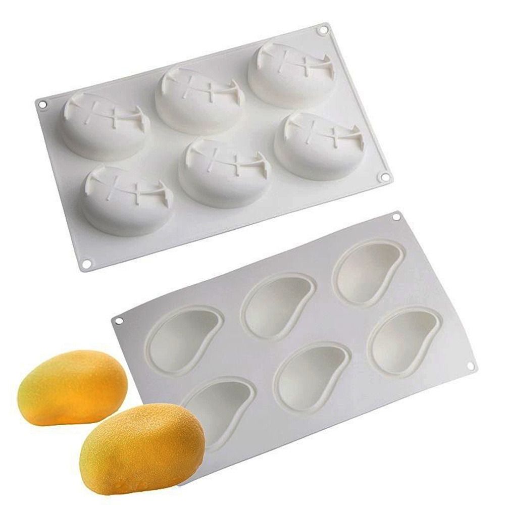 6 Cavity Mango Shaped Cake Mol - огляд і ціна Candle Making Ideas