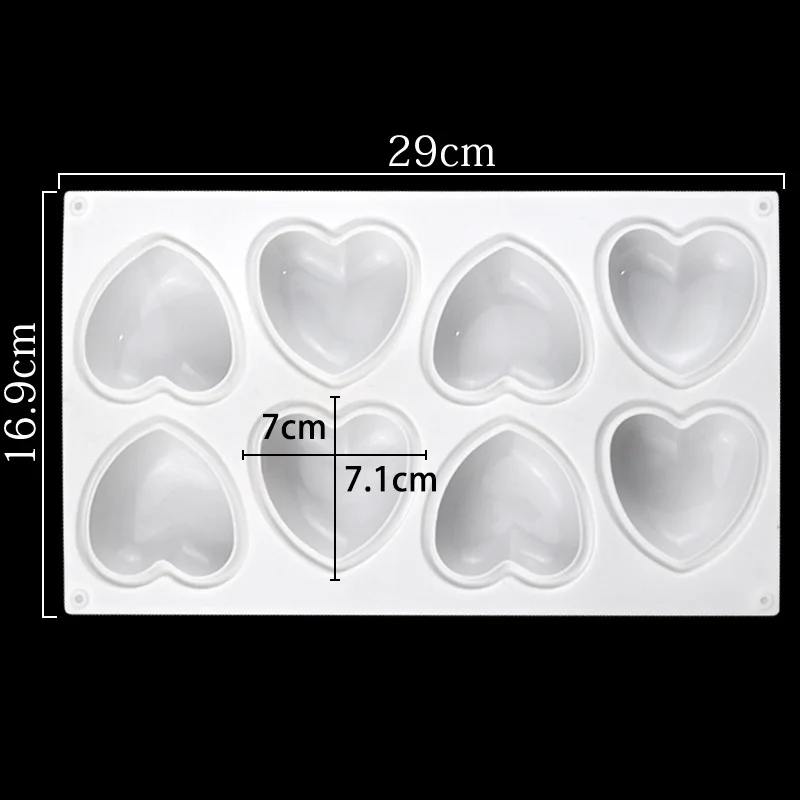 Love Heart Silicone Soap Mold  - огляд і ціна Candle Making Ideas