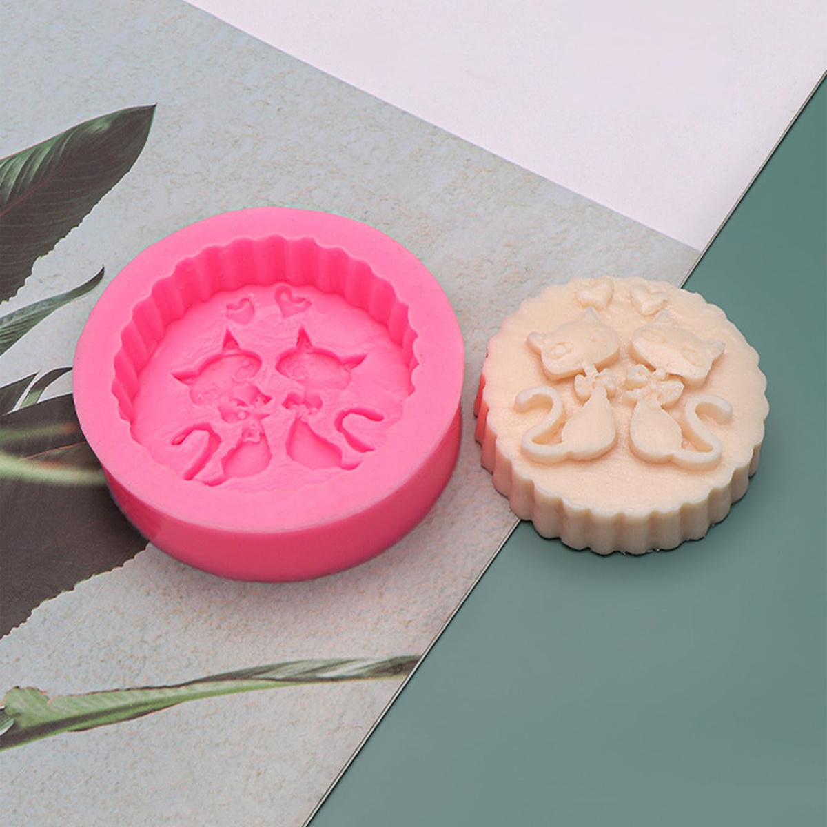 1-Piece Silicone Cat Soap Mold - огляд і ціна Candle Making Video