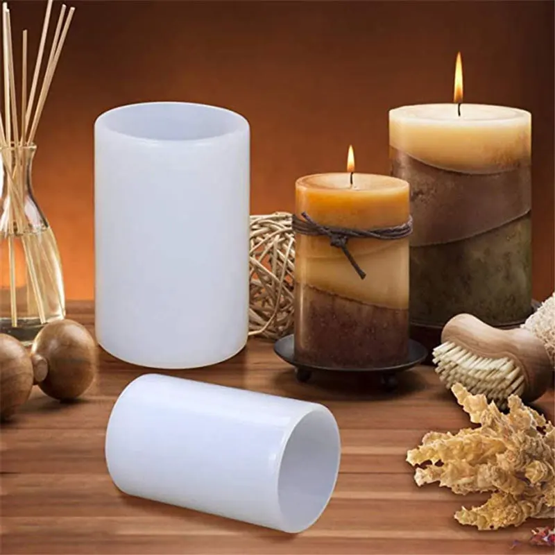 Cylinder Silicone Candle Molds - огляд і ціна Candle Making Video