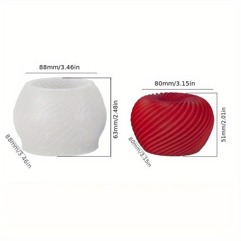 A trendy red apple silicone mo - огляд і ціна Candle Making Ideas