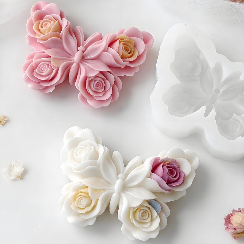 DIY Rose Butterfly Form Silico - огляд і ціна Candle Making Ideas