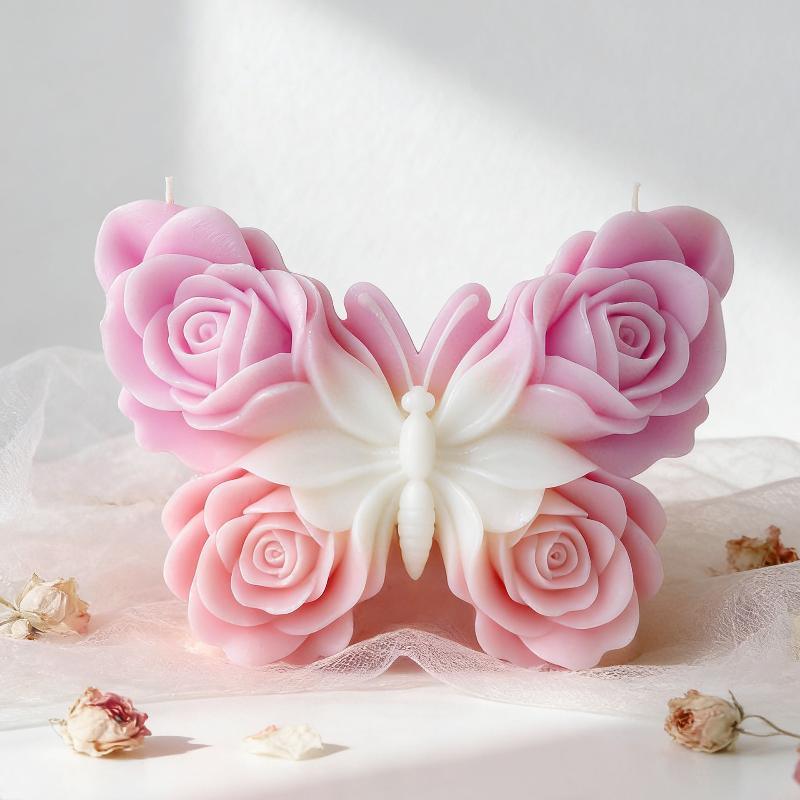 DIY Rose Butterfly Form Silico - огляд і ціна Candle Making Ideas