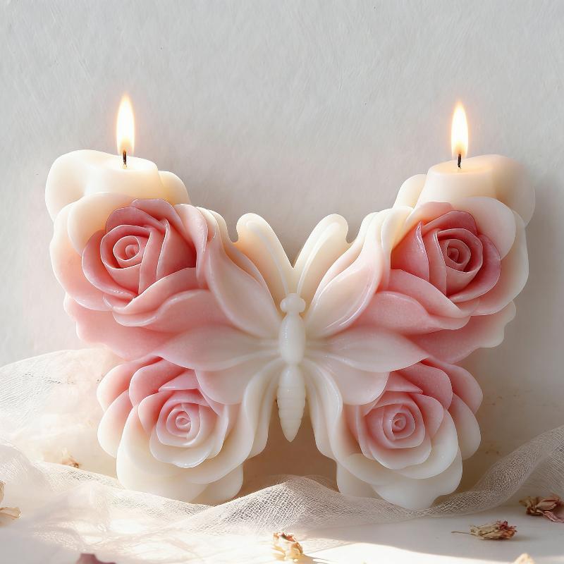 DIY Rose Butterfly Form Silico - огляд і ціна Candle Making Ideas
